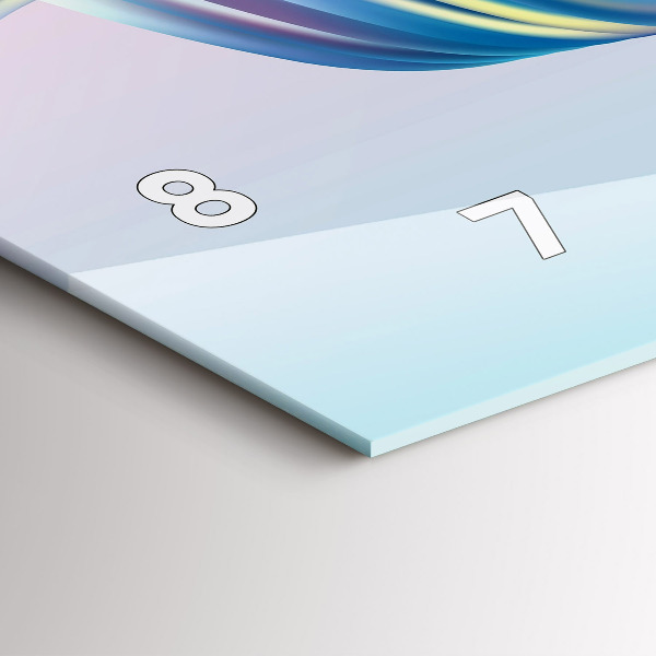 Horizontale Uhr Flüssiges Fließelement