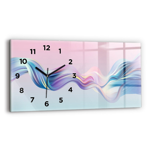 Horizontale Uhr Flüssiges Fließelement