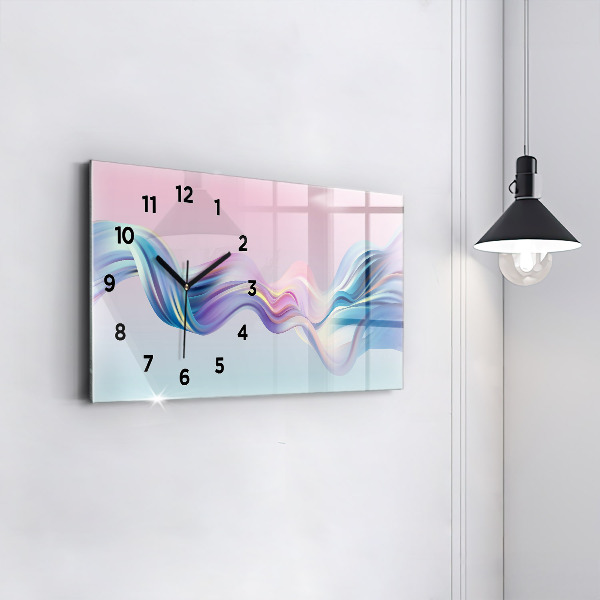 Horizontale Uhr Flüssiges Fließelement