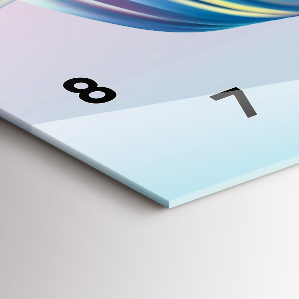 Horizontale Uhr Flüssiges Fließelement