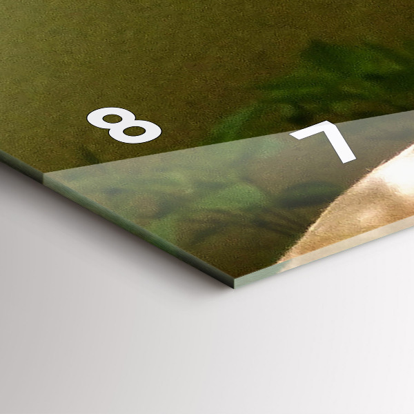 Horizontale Uhr Porträt eines Löwen