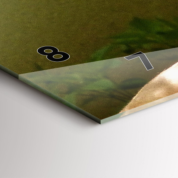 Horizontale Uhr Porträt eines Löwen