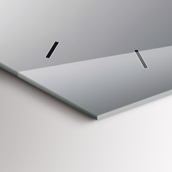 Horizontale Uhr mit motiv Lampe mit Rotwein