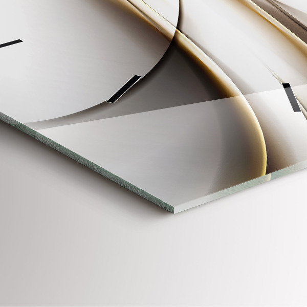 Wanduhr quadratisch mit motiv Abstrakte Linien