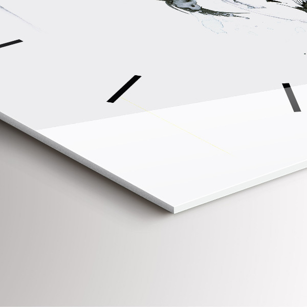 Wanduhr quadratisch mit motiv Frau tanzt Ballett