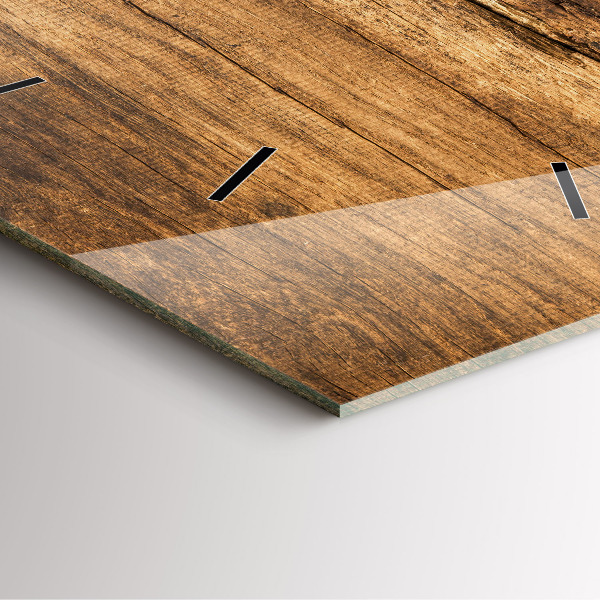 Wanduhr modern quadratisch Löffelweise Gewürze