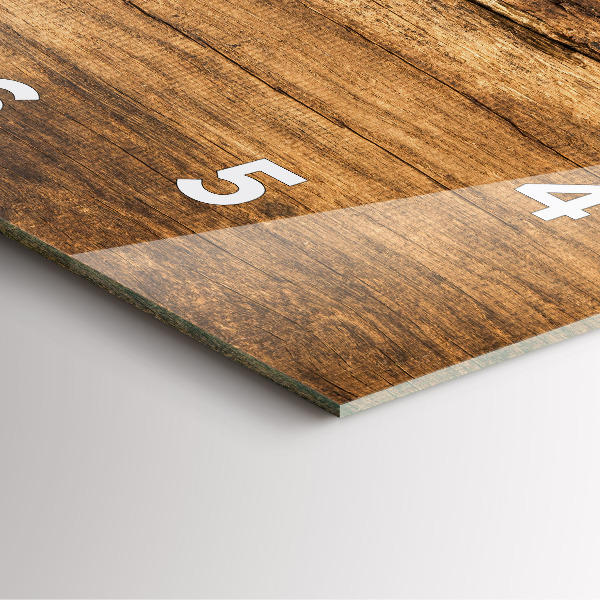 Wanduhr modern quadratisch Löffelweise Gewürze