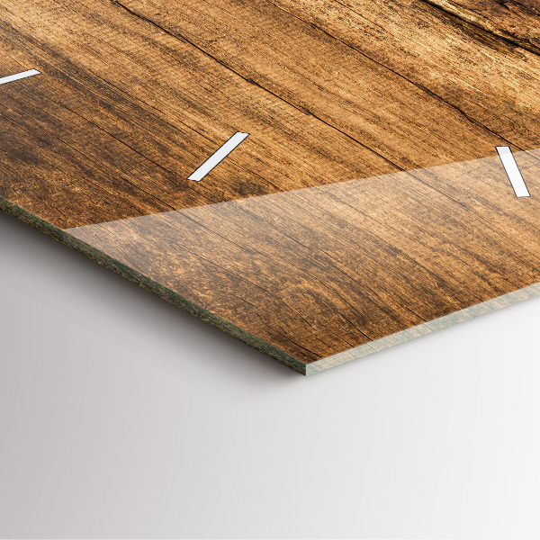 Wanduhr modern quadratisch Löffelweise Gewürze