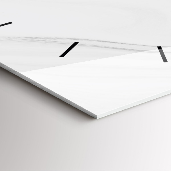 Wanduhr quadratisch Dekorativer Marmor