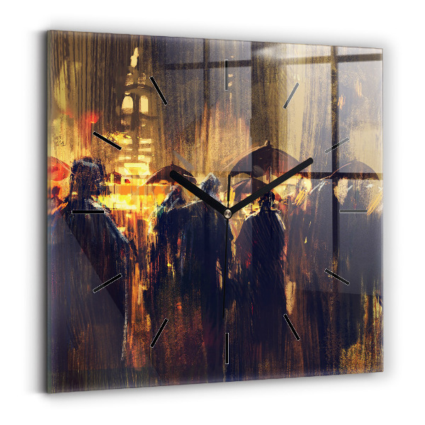 Wanduhr quadratisch Impressionismus auf dem Kunstmarkt