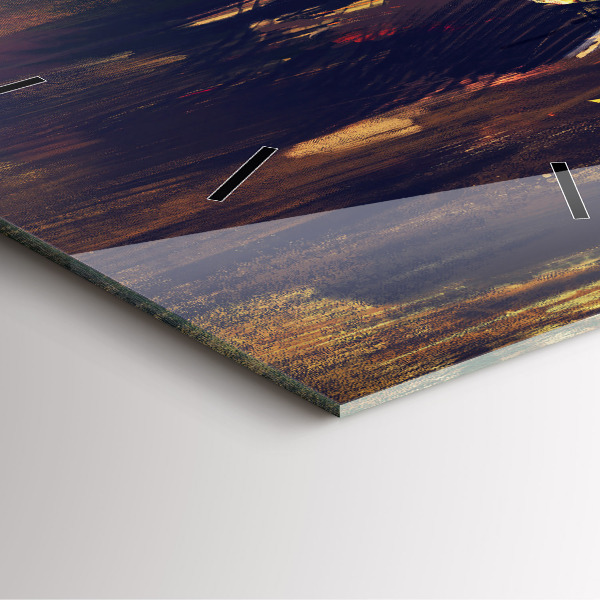 Wanduhr quadratisch Impressionismus auf dem Kunstmarkt