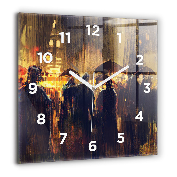 Wanduhr quadratisch Impressionismus auf dem Kunstmarkt