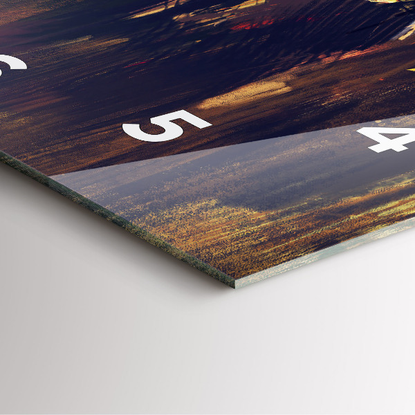 Wanduhr quadratisch Impressionismus auf dem Kunstmarkt