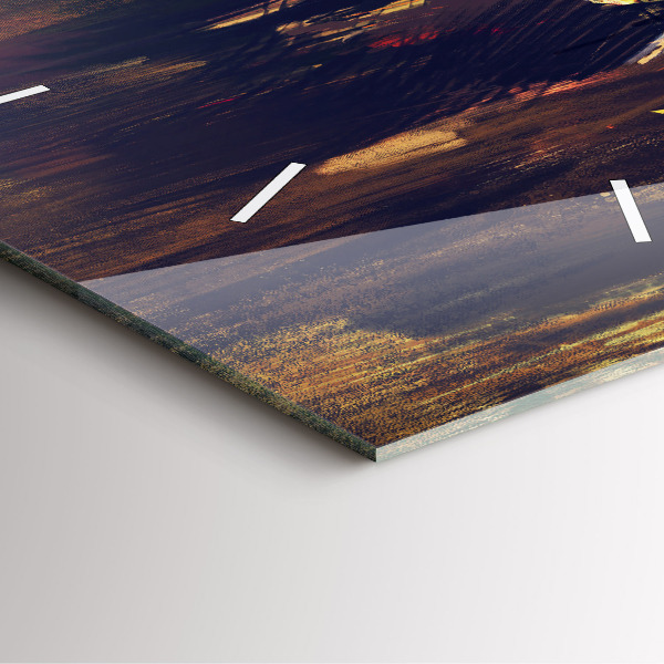 Wanduhr quadratisch Impressionismus auf dem Kunstmarkt