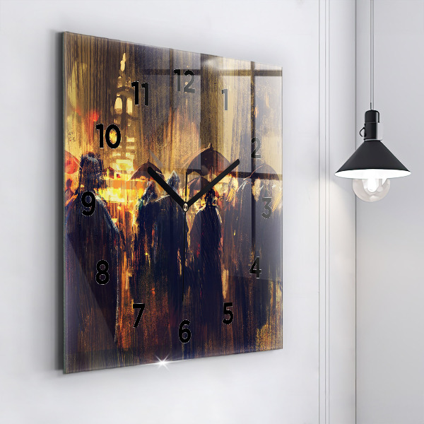 Wanduhr quadratisch Impressionismus auf dem Kunstmarkt