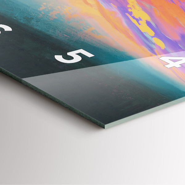 Wanduhr quadratisch mit motiv Platonische Liebe