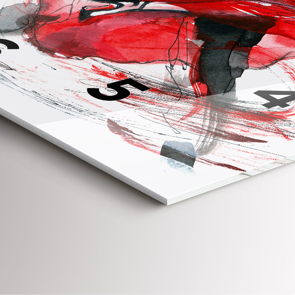 Wanduhr quadratisch Tanzendes Paar