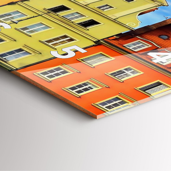 Wanduhr modern quadratisch Breslau - Alte Stadt