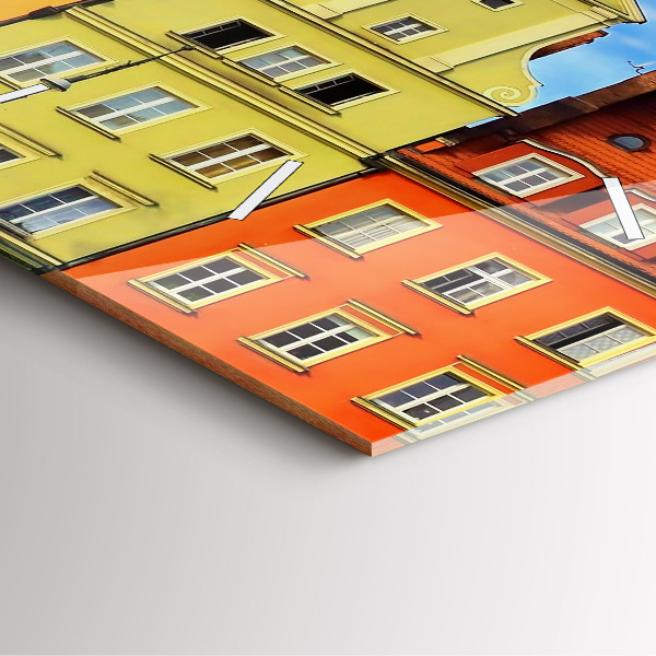 Wanduhr modern quadratisch Breslau - Alte Stadt