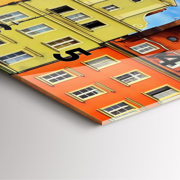 Wanduhr modern quadratisch Breslau - Alte Stadt