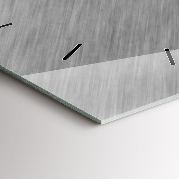 Wanduhr quadratisch mit motiv Metallwand