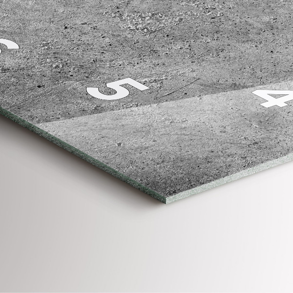 Wanduhr quadratisch mit motiv Industrielle Wand