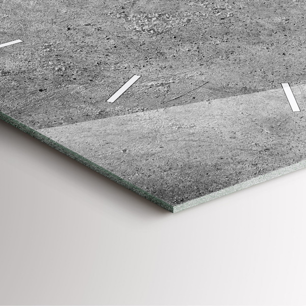 Wanduhr quadratisch mit motiv Industrielle Wand