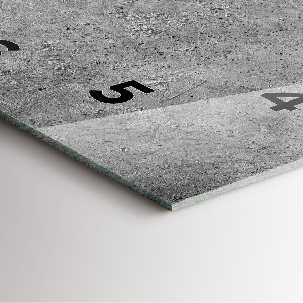 Wanduhr quadratisch mit motiv Industrielle Wand