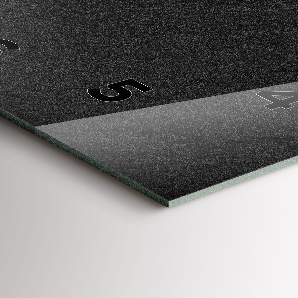 Wanduhr quadratisch Dunkler Felsen