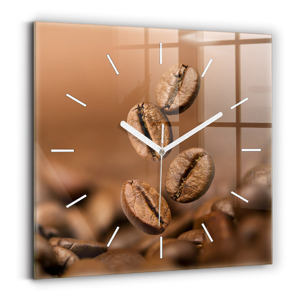 Wanduhr modern quadratisch Abstrakte Farben