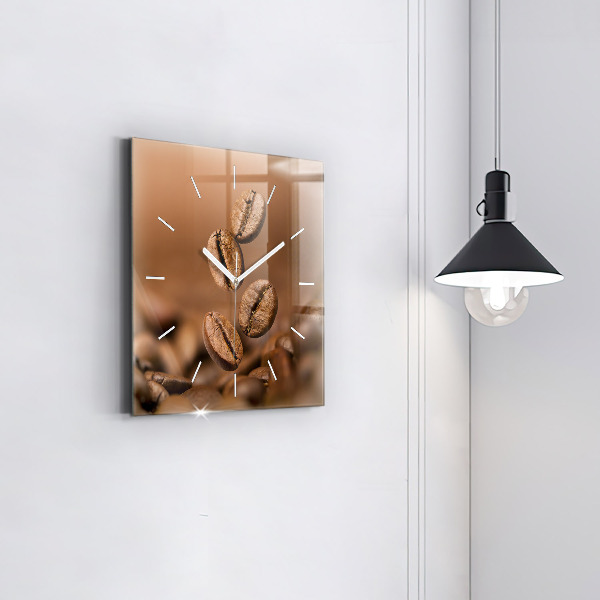 Wanduhr modern quadratisch Abstrakte Farben