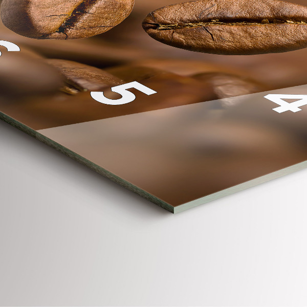 Wanduhr modern quadratisch Abstrakte Farben