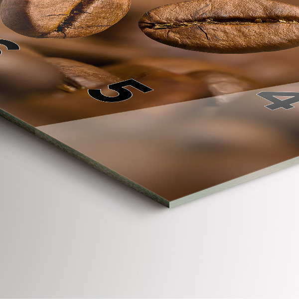 Wanduhr modern quadratisch Abstrakte Farben