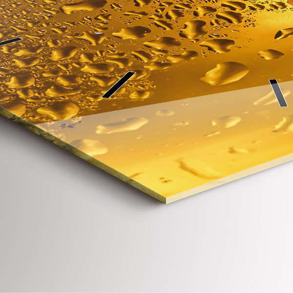 Wanduhr quadratisch Bierkrug