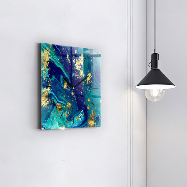 Wanduhr modern quadratisch Moderne Abstraktion