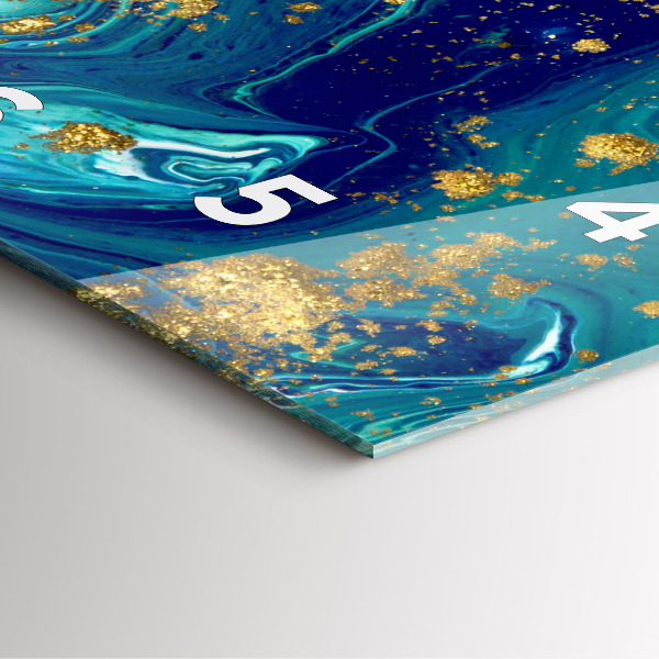 Wanduhr modern quadratisch Moderne Abstraktion