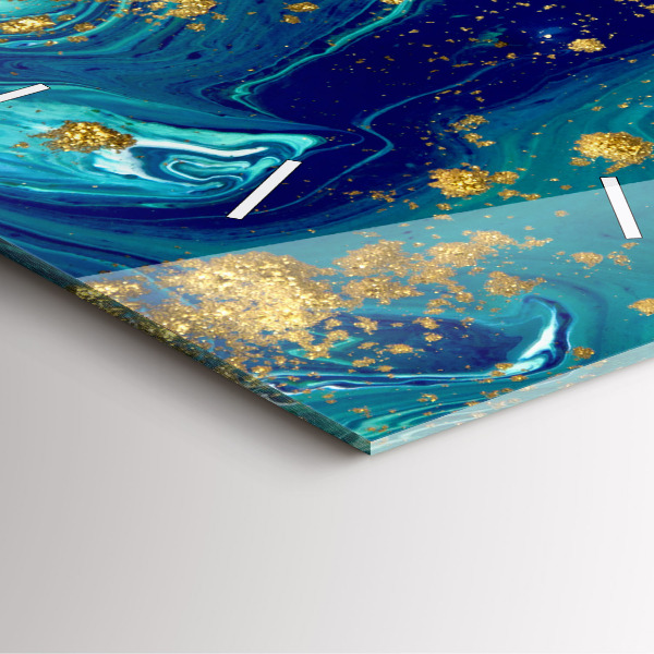 Wanduhr modern quadratisch Moderne Abstraktion