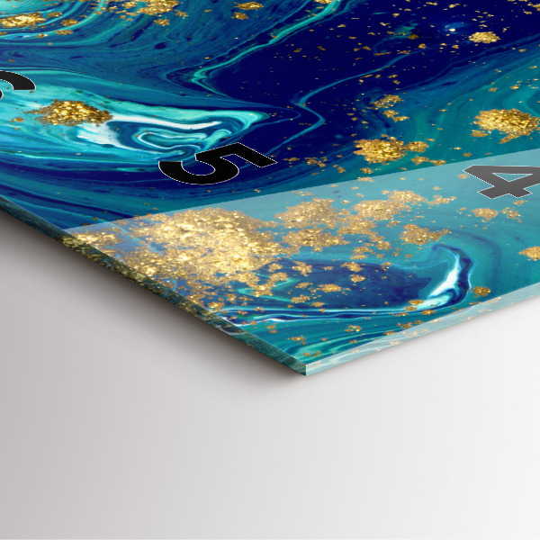 Wanduhr modern quadratisch Moderne Abstraktion