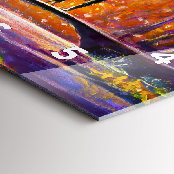 Wanduhr quadratisch mit motiv Pärchen im Wald