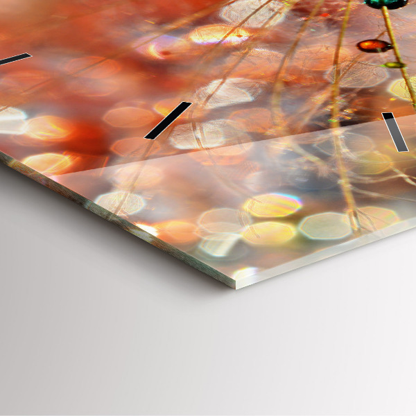 Wanduhr modern quadratisch Gebläse mit Tau