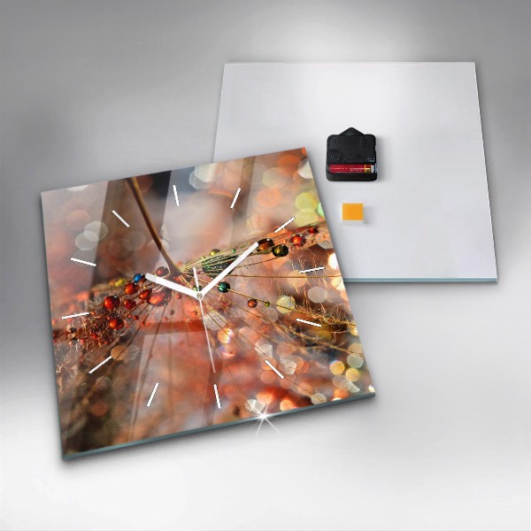 Wanduhr modern quadratisch Gebläse mit Tau