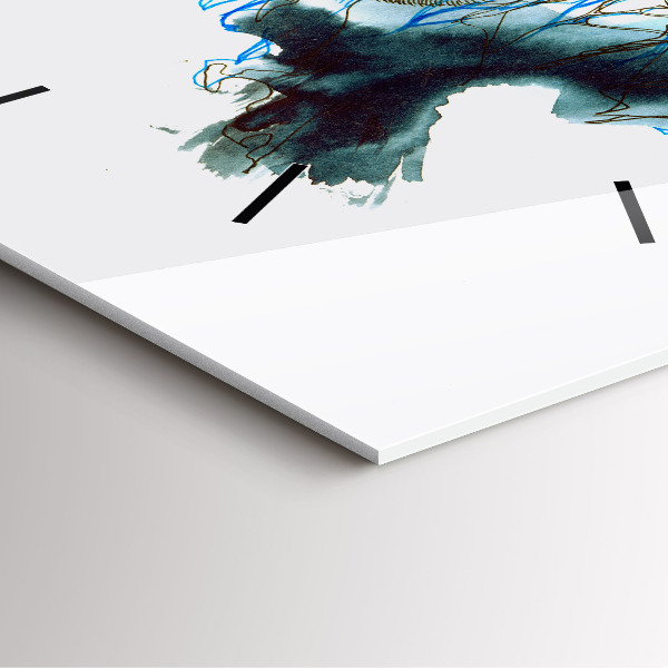 Wanduhr quadratisch Freiheit und die Natur der Vögel