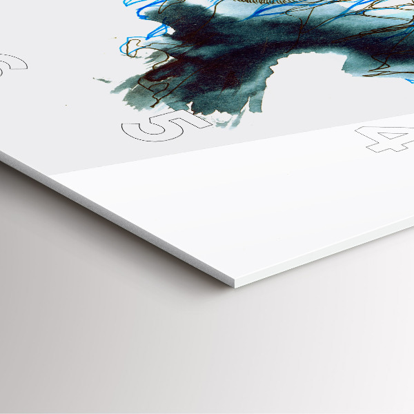 Wanduhr quadratisch Freiheit und die Natur der Vögel