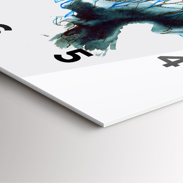 Wanduhr quadratisch Freiheit und die Natur der Vögel