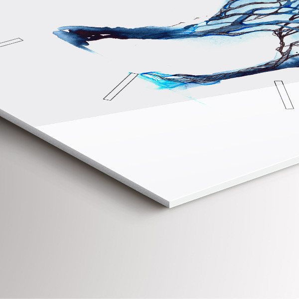 Wanduhr modern quadratisch Tier Natur Altruismus