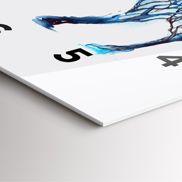 Wanduhr modern quadratisch Tier Natur Altruismus