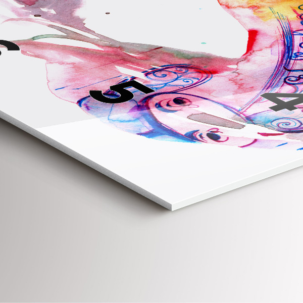 Wanduhr quadratisch Zwei Körper eine Seele