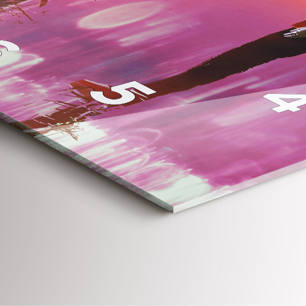 Wanduhr quadratisch mit motiv Cyberspace