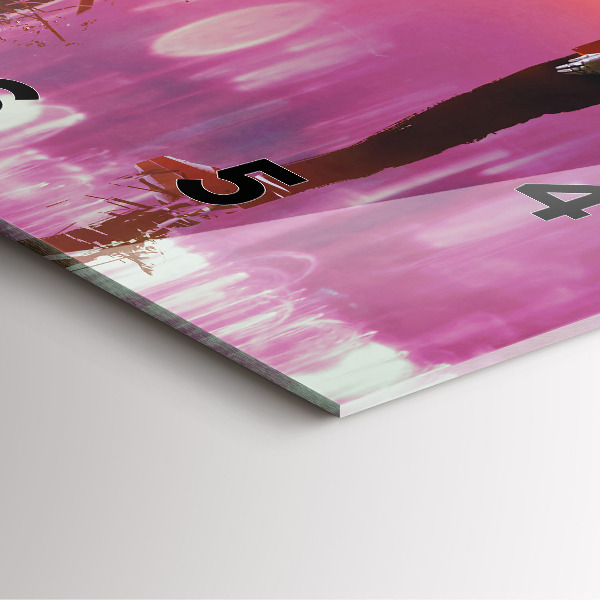 Wanduhr quadratisch mit motiv Cyberspace