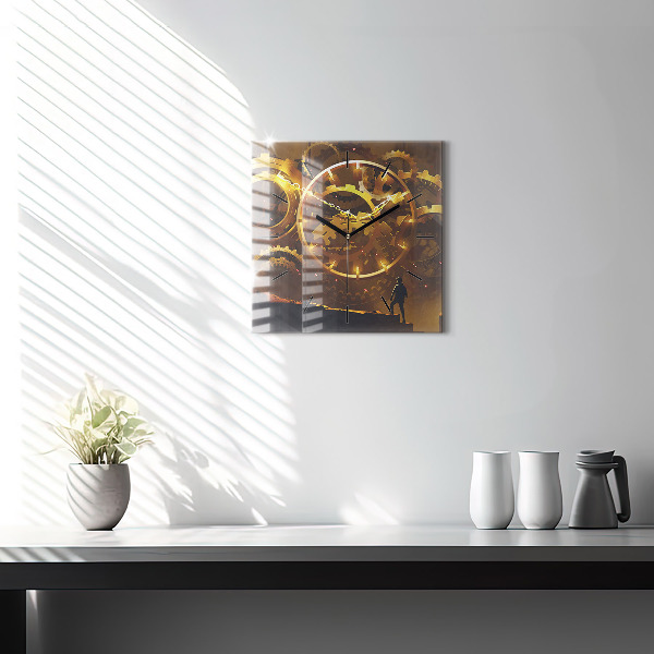 Wanduhr quadratisch Zeit - Mechanismus